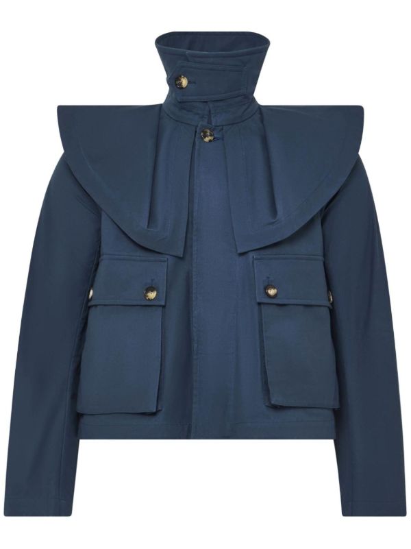 JW Anderson Oversized-Collar Jacket | Browns Varsity Jackets