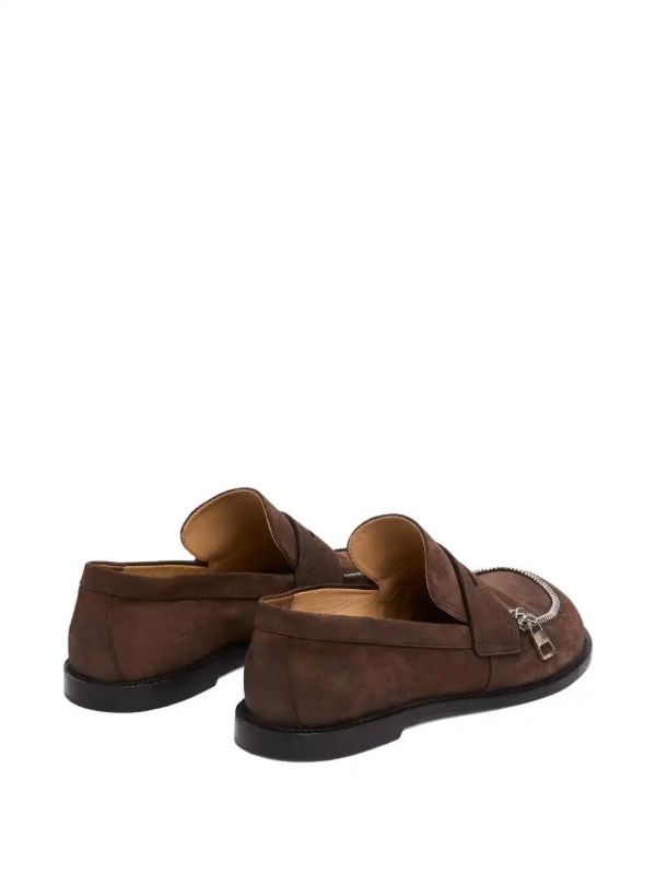 JW Anderson Suede Biker Loafers | Browns Loafers