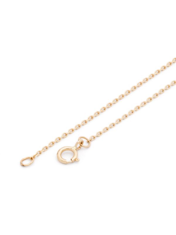 Kamushki 18K Yellow Gold Ayut Al Kursi Big Diamond And Emerald Necklace | Browns Fine Necklaces