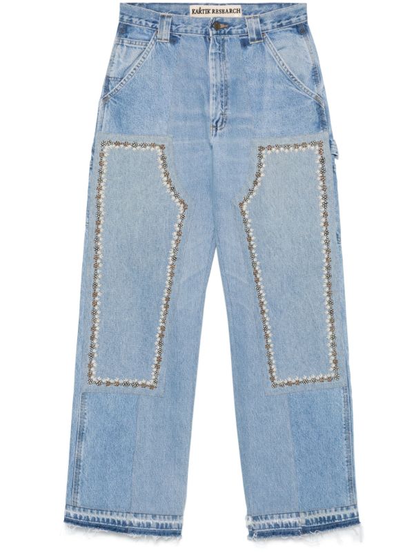 Kartik Research Double-Knee Jeans | Browns Regular & Straight-Leg Jeans