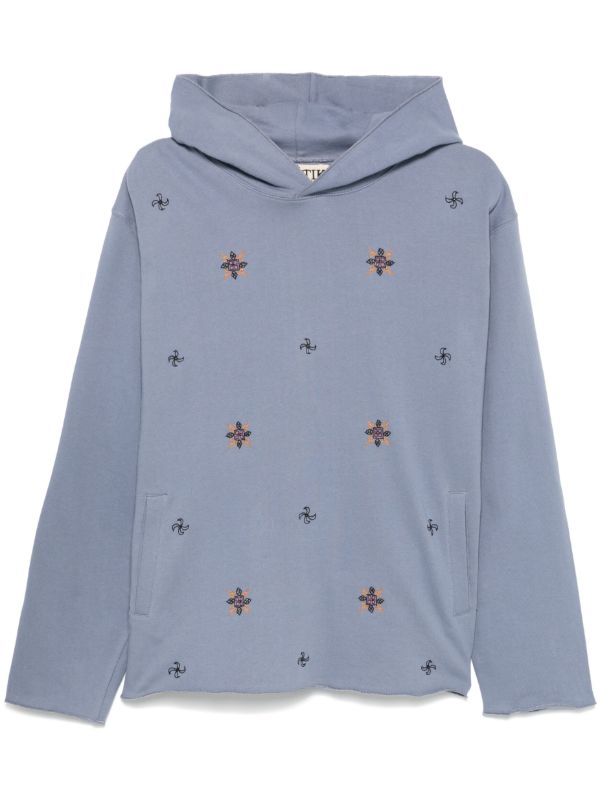 Kartik Research Geometric-Embroidered Hoodie | Browns Hoodies