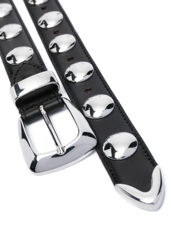 KHAITE Black The Benny Leather Belt | Browns Belts
