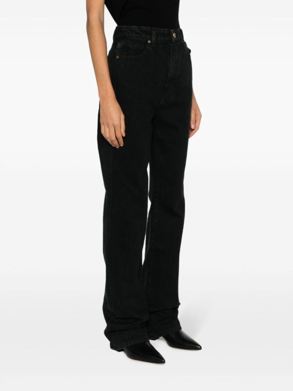 KHAITE Black The Danielle Straight-leg Jeans | Browns Straight-Leg Jeans