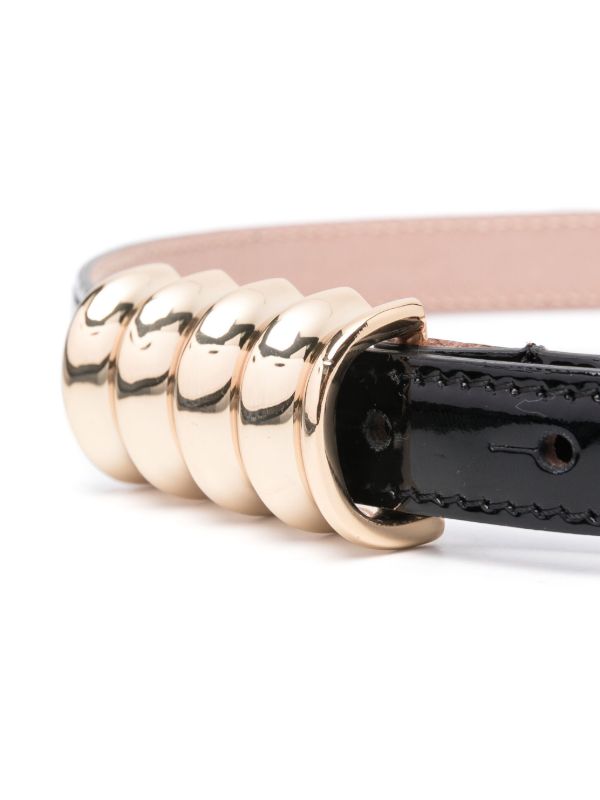KHAITE Black The Small Julius Leather Belt | Browns Belts
