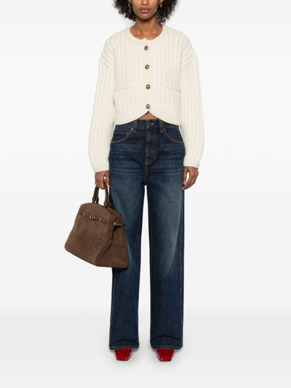 KHAITE Blue Bonnie Jeans | Browns Straight-Leg Jeans