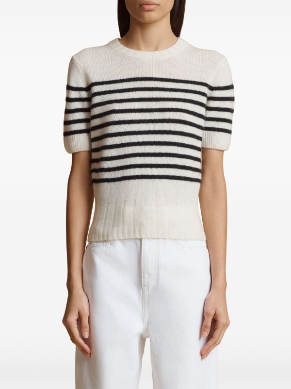 KHAITE White Luphia Cashmere Knitted Top | Browns Knitted Tops