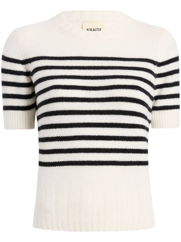 KHAITE White Luphia Cashmere Knitted Top | Browns Knitted Tops