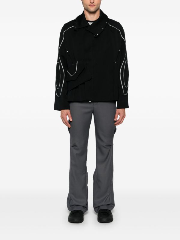 Kiko Kostadinov Gathered Straight Trousers | Browns Regular-Fit & Straight Leg Pants