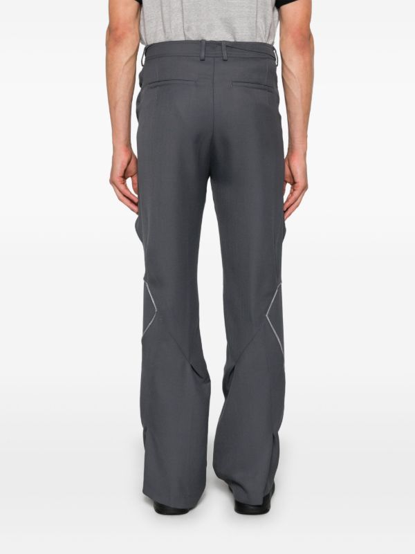 Kiko Kostadinov Gathered Straight Trousers | Browns Regular-Fit & Straight Leg Pants