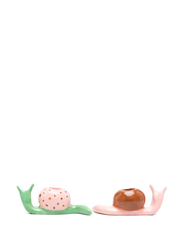 LAETITIA ROUGET The Hard Shell Candle Holders (set Of Two) | Browns Candle Holders