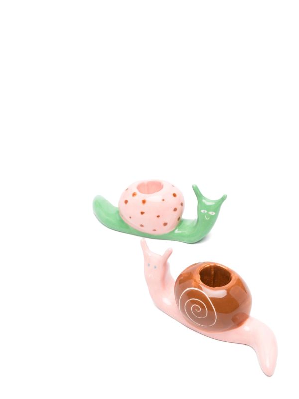 LAETITIA ROUGET The Hard Shell Candle Holders (set Of Two) | Browns Candle Holders
