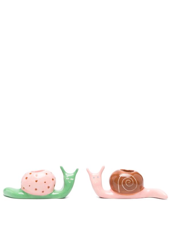 LAETITIA ROUGET The Hard Shell candle holders (set of two) | Browns Candle Holders