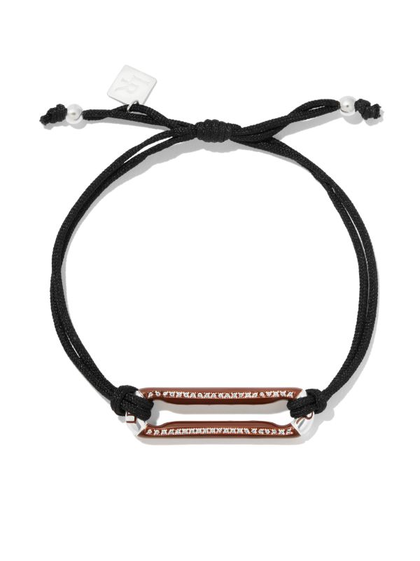 Lauren Rubinski Sterling silver diamond drawstring bracelet | Browns Bracelets