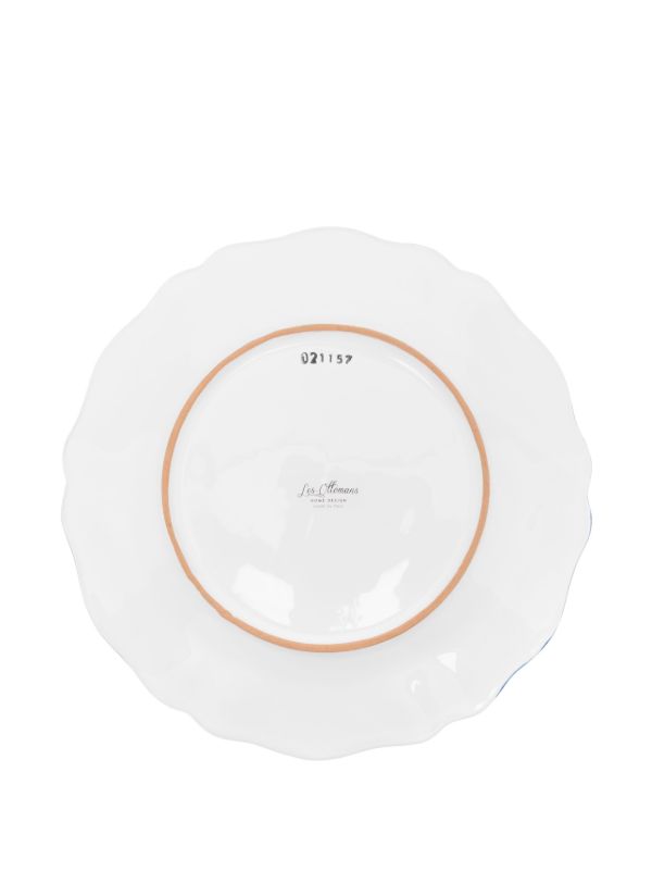 Les-Ottomans Multicolour Fish Collection Ceramic Dinner Plate Set | Browns Plates & Bowls