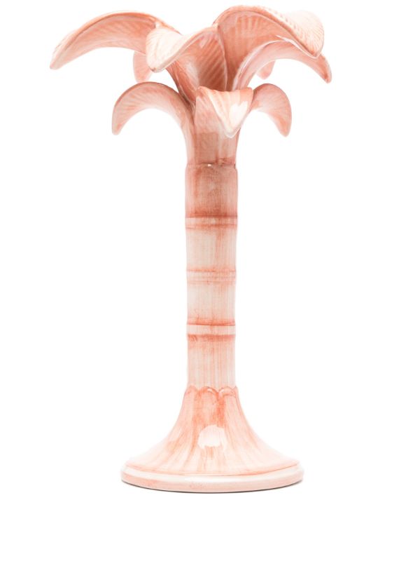 Les-Ottomans Pink Art De La Table Ceramic Candle Holder | Browns Candle Holders