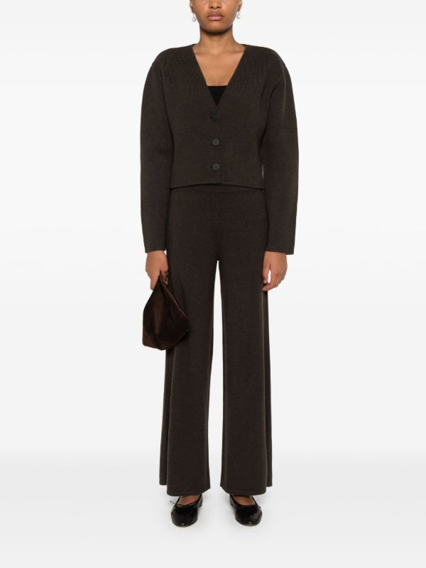 Lisa Yang Waffle Knit Cropped Cardigan | Browns Cardigans