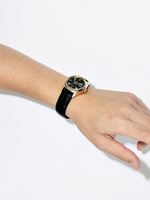 Lizzie Mandler Fine Jewelry Reworked Vintage Rolex Oyster Perpetual Datejust Watch | Browns Fine Watches