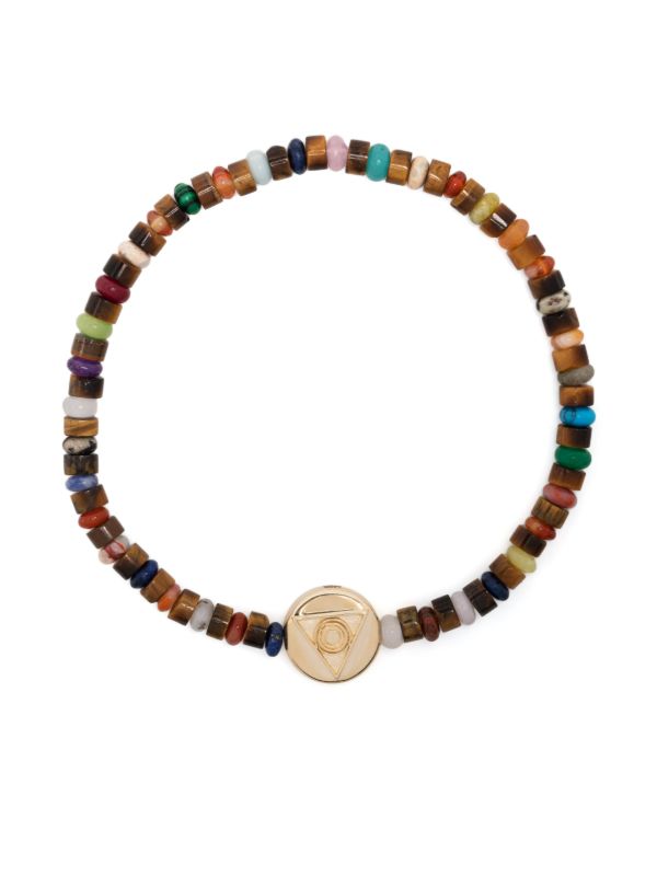 LUIS MORAIS 14K yellow gold Large Disk bracelet | Browns Bracelets