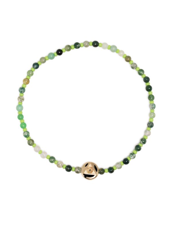 LUIS MORAIS 14K yellow gold Small Disk bracelet | Browns Bracelets