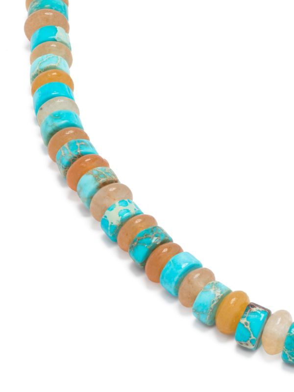 LUIS MORAIS 14K Yellow Gold Small Lego Cube Beaded Bracelet | Browns Bracelets