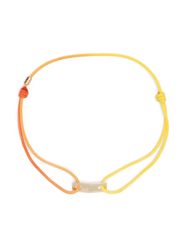 LUIS MORAIS 14K yellow gold Small Link ID Plate bracelet | Browns Bracelets
