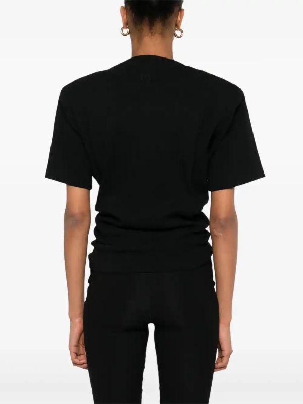 Magda Butrym Knotted T-Shirt | Browns T-Shirts & Jersey Shirts