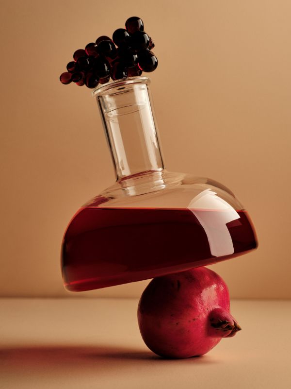 Maison Balzac Clear MB Bordeaux Wine Decanter | Browns Glassware