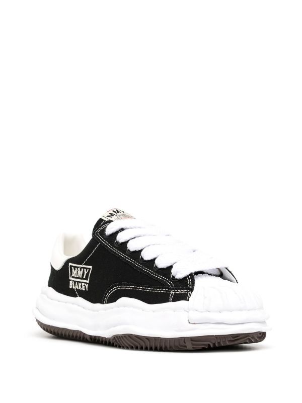 Maison MIHARA YASUHIRO Black Blakey Low Top Sneakers | Browns Low-Tops