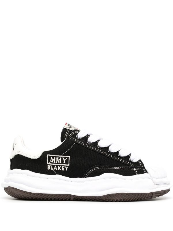 Maison MIHARA YASUHIRO Black Blakey Low Top Sneakers | Browns Low-Tops