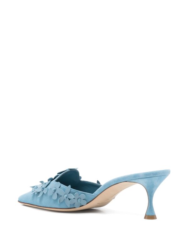 Manolo Blahnik 50mm Harnes Mules | Browns Mules