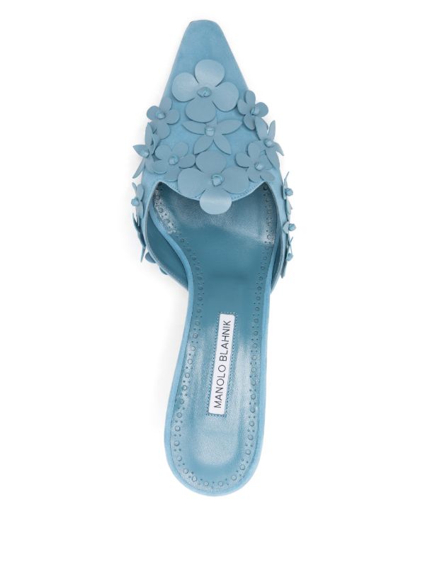 Manolo Blahnik 50mm Harnes Mules | Browns Mules