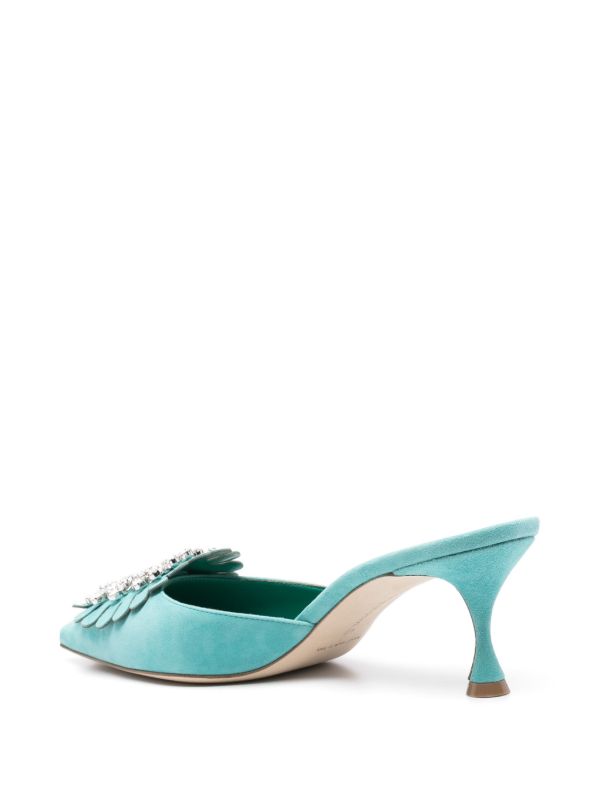 Manolo Blahnik 50mm Shogmu Mules | Browns Mules