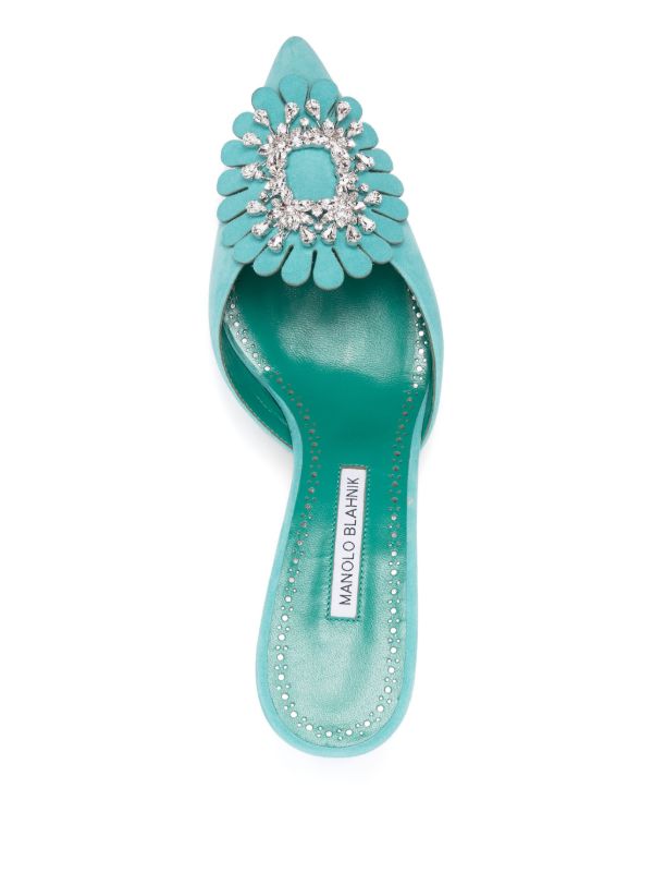 Manolo Blahnik 50mm Shogmu Mules | Browns Mules