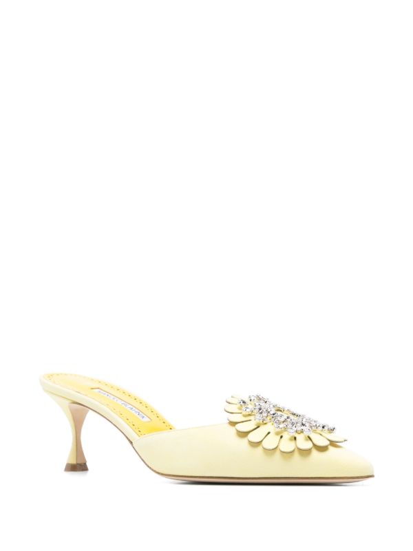 Manolo Blahnik 50mm Shogmu Mules | Browns Mules