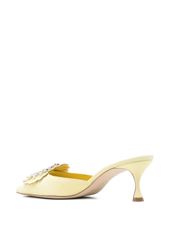 Manolo Blahnik 50mm Shogmu Mules | Browns Mules