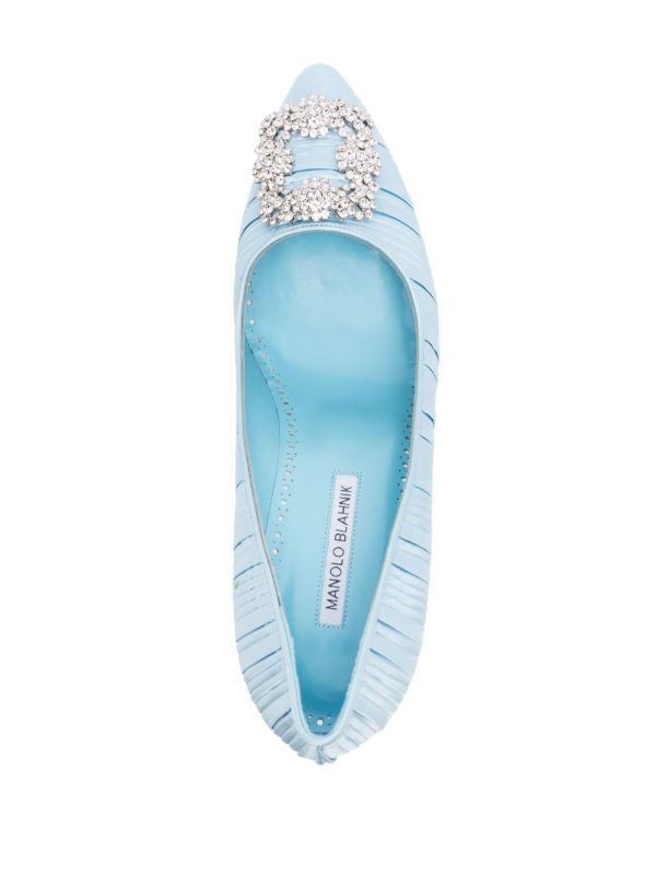 Manolo Blahnik 70mm Hangisi Pumps | Browns Pumps