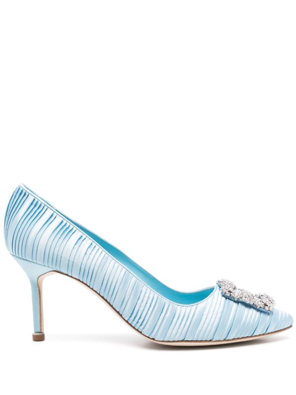 Manolo Blahnik 70mm Hangisi Pumps | Browns Pumps