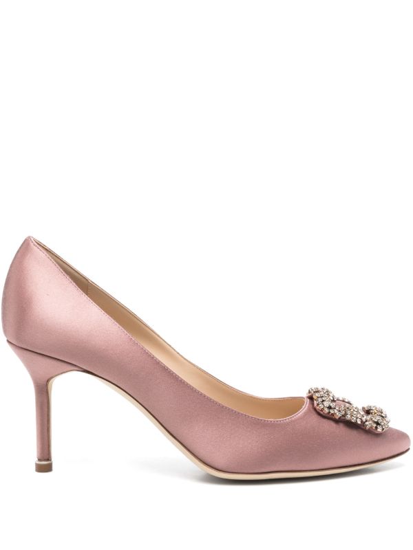 Manolo Blahnik 70mm Hangisi Pumps | Browns Pumps