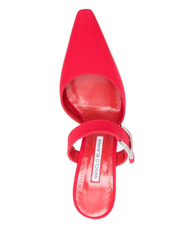 Manolo Blahnik 70mm Jabita Mules | Browns Mules