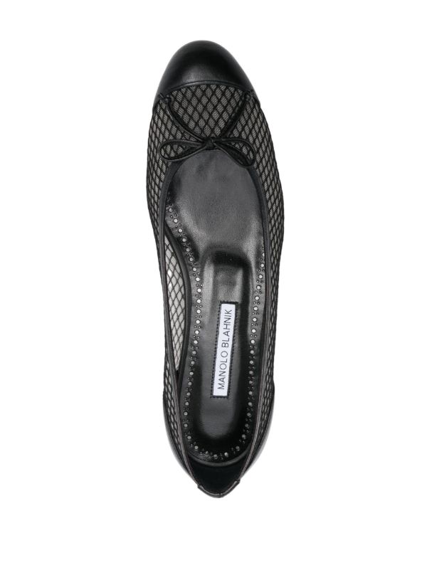 Manolo Blahnik Jatelah Ballet Flats | Browns Ballerina Shoes