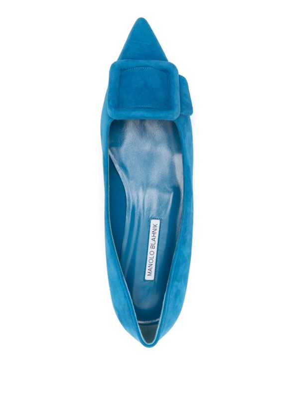 Manolo Blahnik Maysale Ballet Flats | Browns Ballerina Shoes