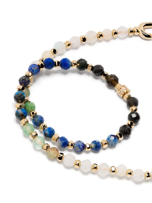 MAOR 18K Yellow Gold Crystal And Diamond Bracelet | Browns Bracelets