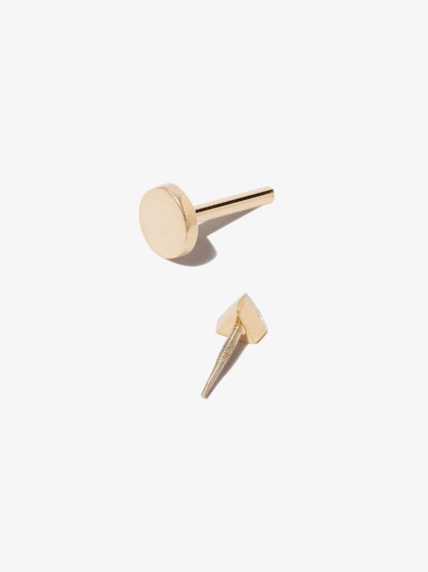 MARIA TASH 18K Yellow Gold Triangle Diamond Earring | Browns Fine Earrings