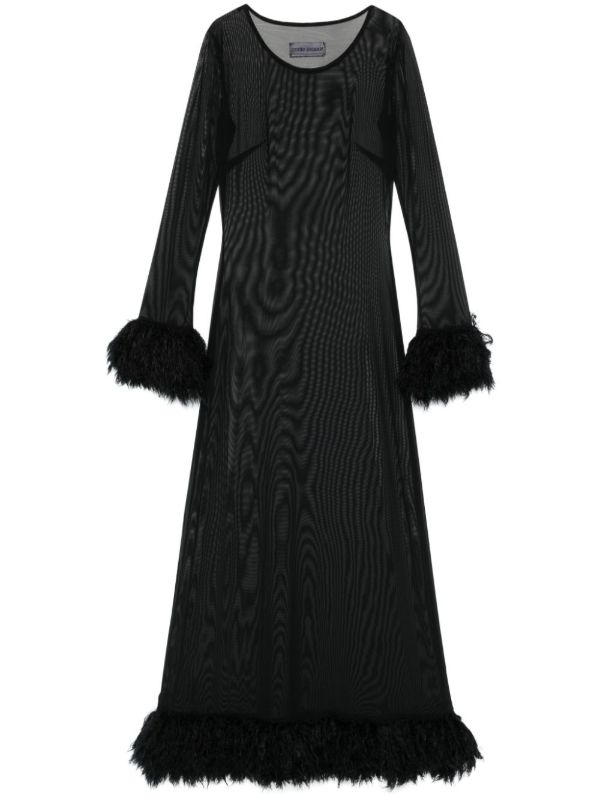 Marine Serre mesh maxi dress | Browns Cocktail & Party Dresses