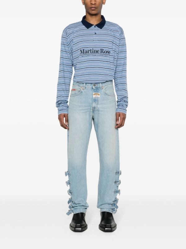 Martine Rose Buckle Jeans | Browns Regular & Straight-Leg Jeans
