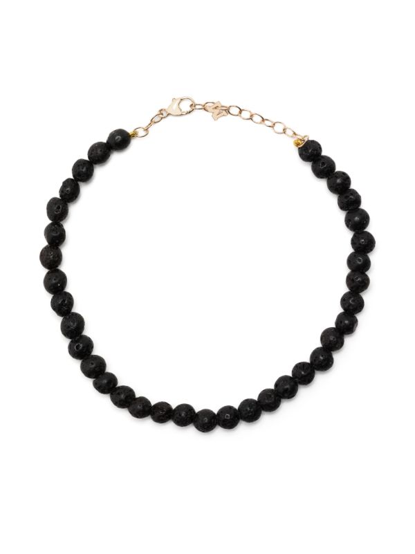 Mateo 14K Yellow Gold Lava Bead Bracelet | Browns Bracelets