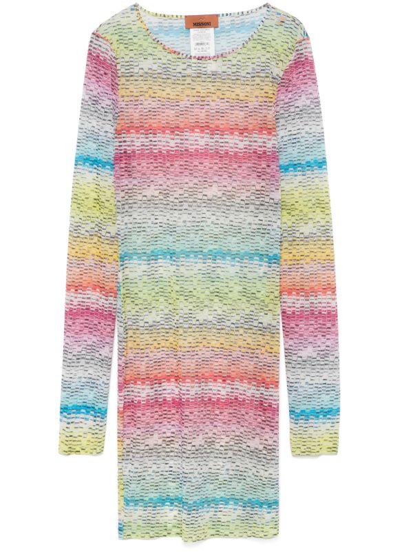 Missoni zigzag-print mini dress | Browns Sweater Dresses