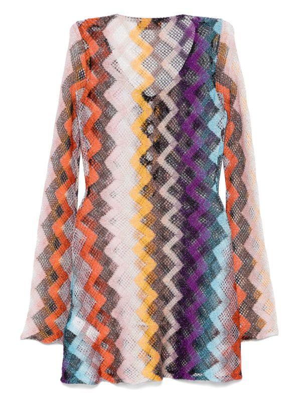 Missoni Zigzag-woven Mini Dress | Browns Beach Dresses