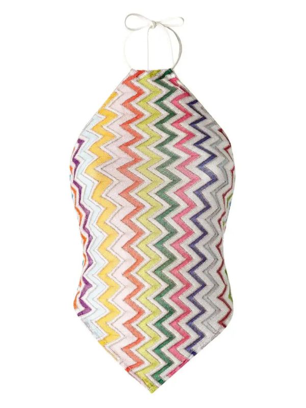 Missoni Zigzag-woven Top | Browns Vests & Tank Tops