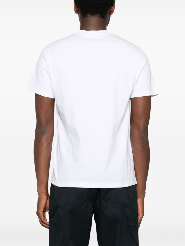 Moncler Crest Logo-print T-shirt | Browns T-Shirts
